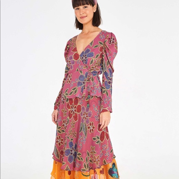 Floral Sparkle Blouse - Picture 1 of 6